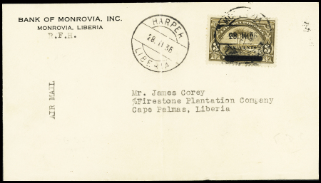 1936 DUSIDE TO CAPE PALMER flight, three covers