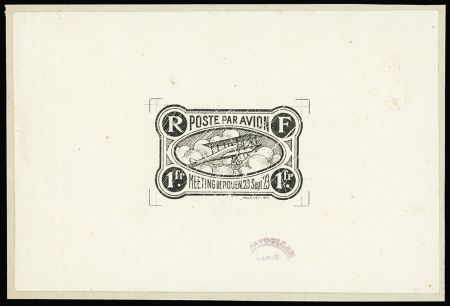 Meeting de ROUEN 1923, épreuve 1f noire, TTB, R