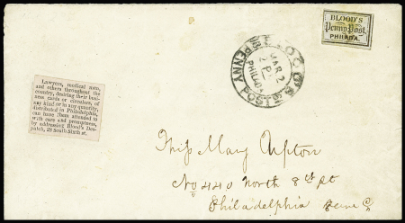 D.O. Blood & Co., Philadelphia Pa., (2c) Black, clear
