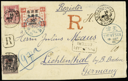 1897 30c on 24c Red (3mm spacing between text and numeral)