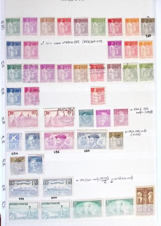 1849-1989, Collection de neufs et oblitérés en 2 classeurs