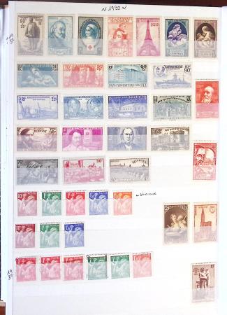 1849-1989, Collection de neufs et oblitérés en 2 classeurs