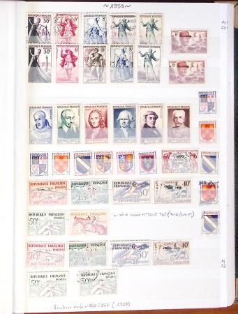 1849-1989, Collection de neufs et oblitérés en 2 classeurs