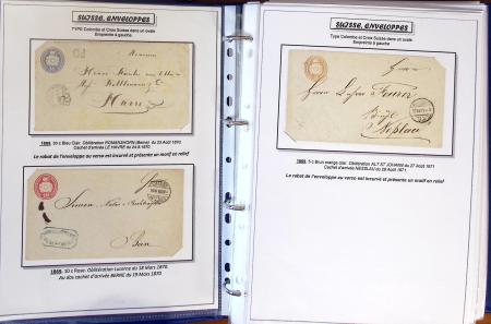 1910-2020, Très belle collection d'entiers postaux,