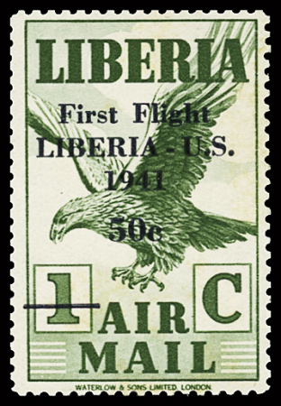 1941-45 AIRMAILS: Lot of three complete sets being