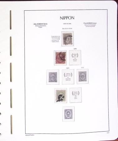 1876-2015, Collection du JAPON en 6 albums Leuchtturm
