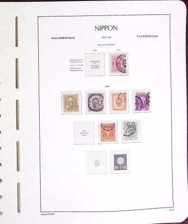 1876-2015, Collection du JAPON en 6 albums Leuchtturm
