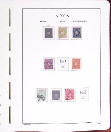 1876-2015, Collection du JAPON en 6 albums Leuchtturm
