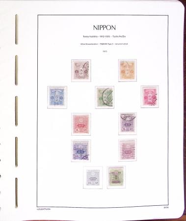 1876-2015, Collection du JAPON en 6 albums Leuchtturm
