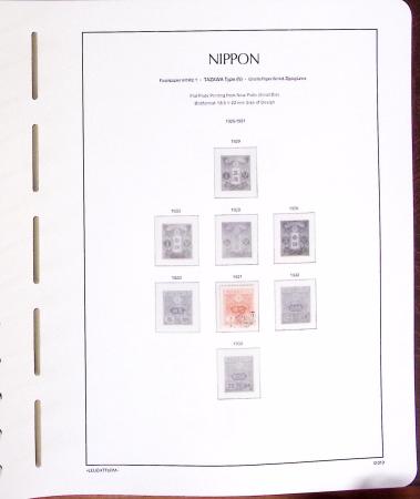 1876-2015, Collection du JAPON en 6 albums Leuchtturm