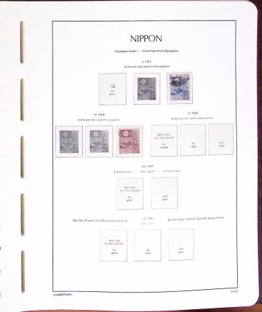 1876-2015, Collection du JAPON en 6 albums Leuchtturm