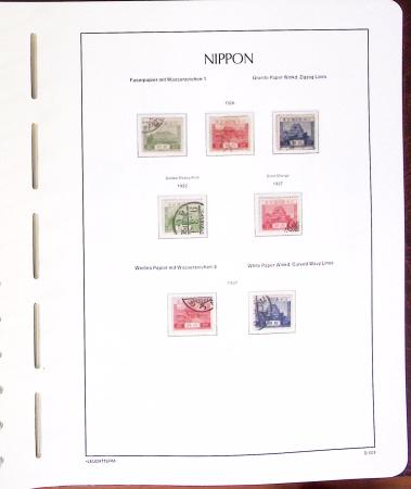 1876-2015, Collection du JAPON en 6 albums Leuchtturm