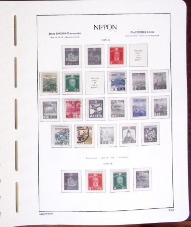 1876-2015, Collection du JAPON en 6 albums Leuchtturm