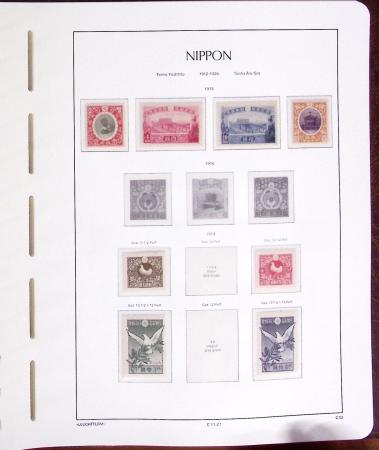 1876-2015, Collection du JAPON en 6 albums Leuchtturm