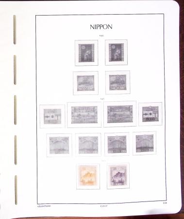 1876-2015, Collection du JAPON en 6 albums Leuchtturm
