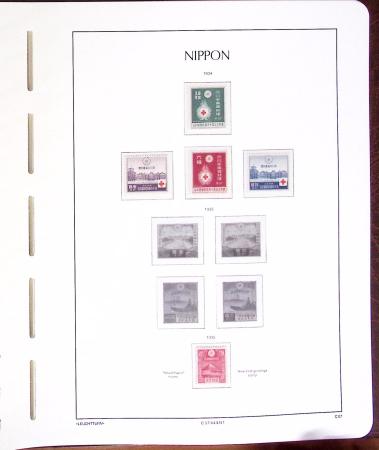 1876-2015, Collection du JAPON en 6 albums Leuchtturm