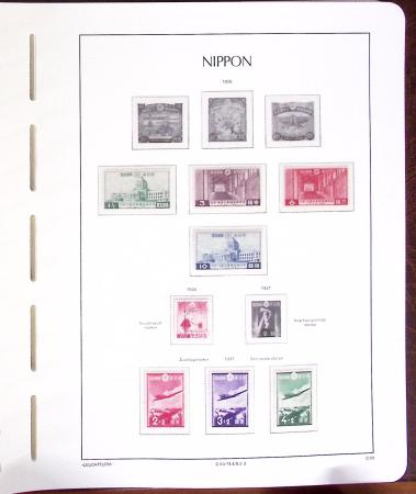 1876-2015, Collection du JAPON en 6 albums Leuchtturm