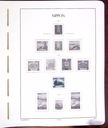1876-2015, Collection du JAPON en 6 albums Leuchtturm