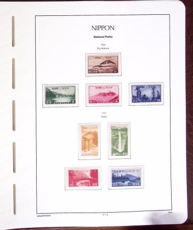 1876-2015, Collection du JAPON en 6 albums Leuchtturm