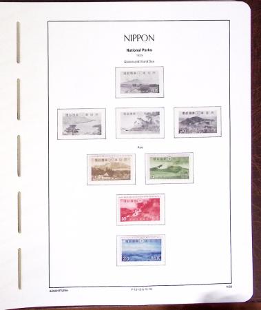 1876-2015, Collection du JAPON en 6 albums Leuchtturm