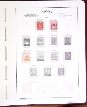 1876-2015, Collection du JAPON en 6 albums Leuchtturm