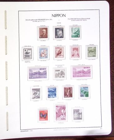 1876-2015, Collection du JAPON en 6 albums Leuchtturm