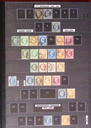 1849-2013, Collection de France en 9 classeurs, bien
