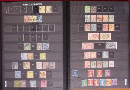 1849-2013, Collection de France en 9 classeurs, bien