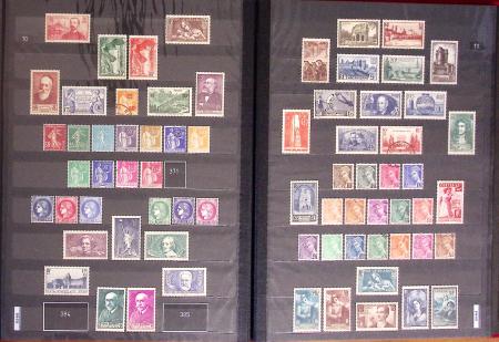 1849-2013, Collection de France en 9 classeurs, bien