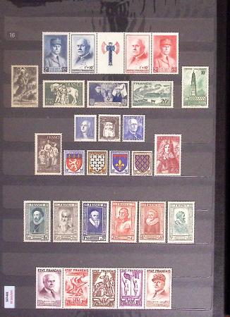 1849-2013, Collection de France en 9 classeurs, bien