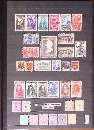 1849-2013, Collection de France en 9 classeurs, bien
