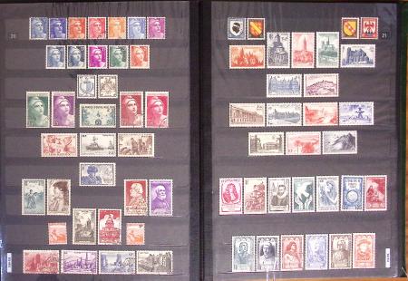 1849-2013, Collection de France en 9 classeurs, bien