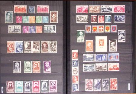 1849-2013, Collection de France en 9 classeurs, bien