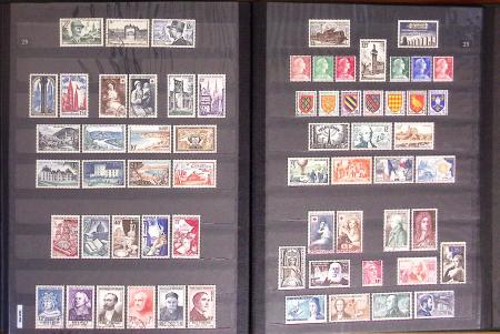 1849-2013, Collection de France en 9 classeurs, bien