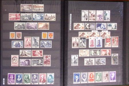 1849-2013, Collection de France en 9 classeurs, bien