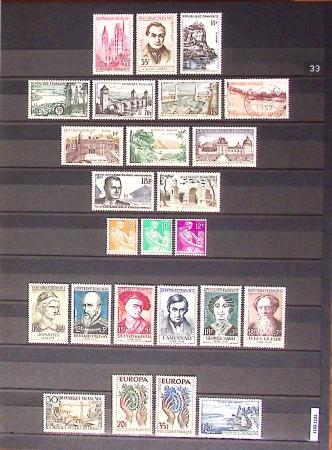 1849-2013, Collection de France en 9 classeurs, bien