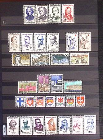 1849-2013, Collection de France en 9 classeurs, bien