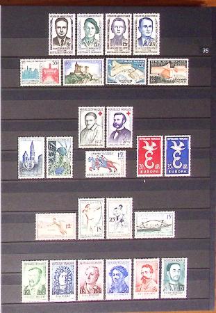 1849-2013, Collection de France en 9 classeurs, bien