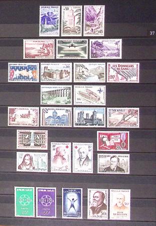 1849-2013, Collection de France en 9 classeurs, bien