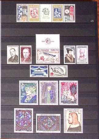 1849-2013, Collection de France en 9 classeurs, bien