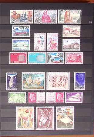 1849-2013, Collection de France en 9 classeurs, bien