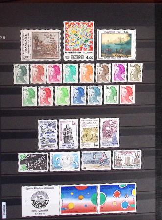 1849-2013, Collection de France en 9 classeurs, bien