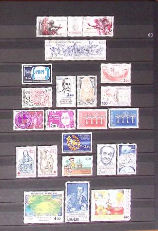 1849-2013, Collection de France en 9 classeurs, bien
