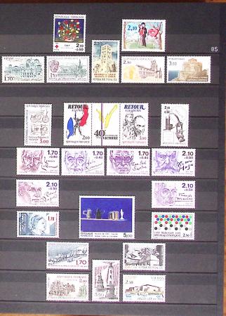 1849-2013, Collection de France en 9 classeurs, bien
