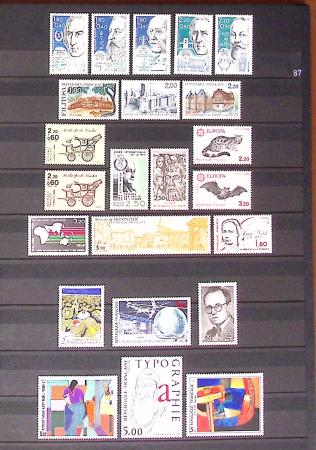 1849-2013, Collection de France en 9 classeurs, bien