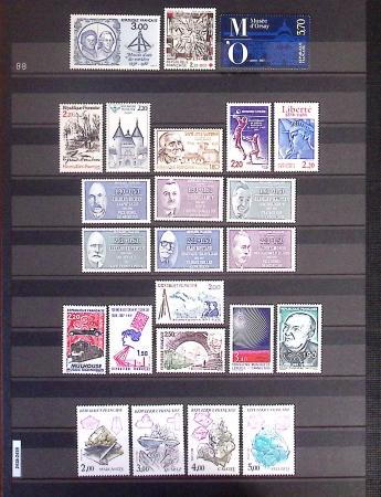 1849-2013, Collection de France en 9 classeurs, bien
