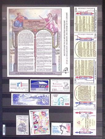 1849-2013, Collection de France en 9 classeurs, bien