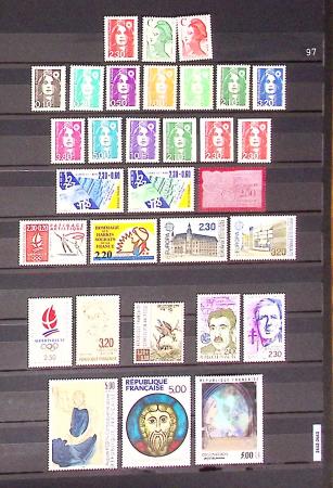 1849-2013, Collection de France en 9 classeurs, bien