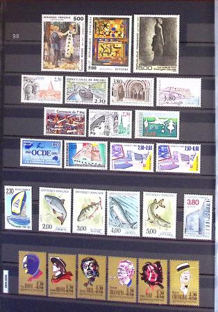 1849-2013, Collection de France en 9 classeurs, bien