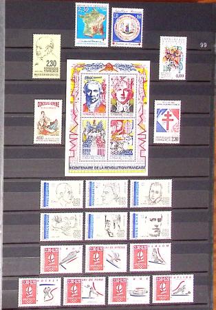 1849-2013, Collection de France en 9 classeurs, bien